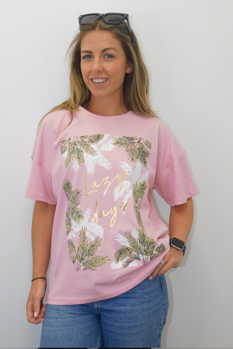 Supermarket Label Lazy Days Top
