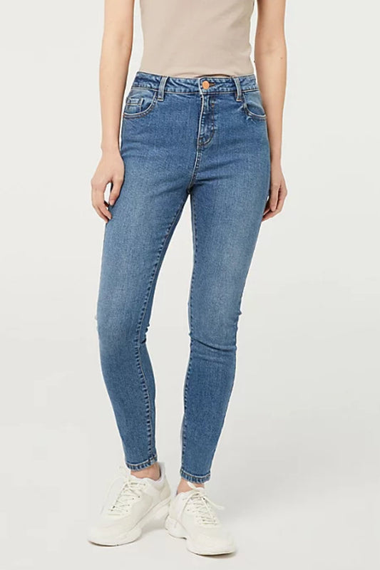 Ladies Blue Wash Ebony Skinny Jeans