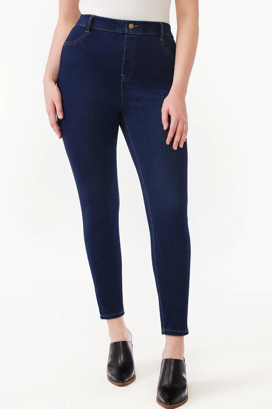Ex Time & Tru High Rise Stretch Fitted Jeggings