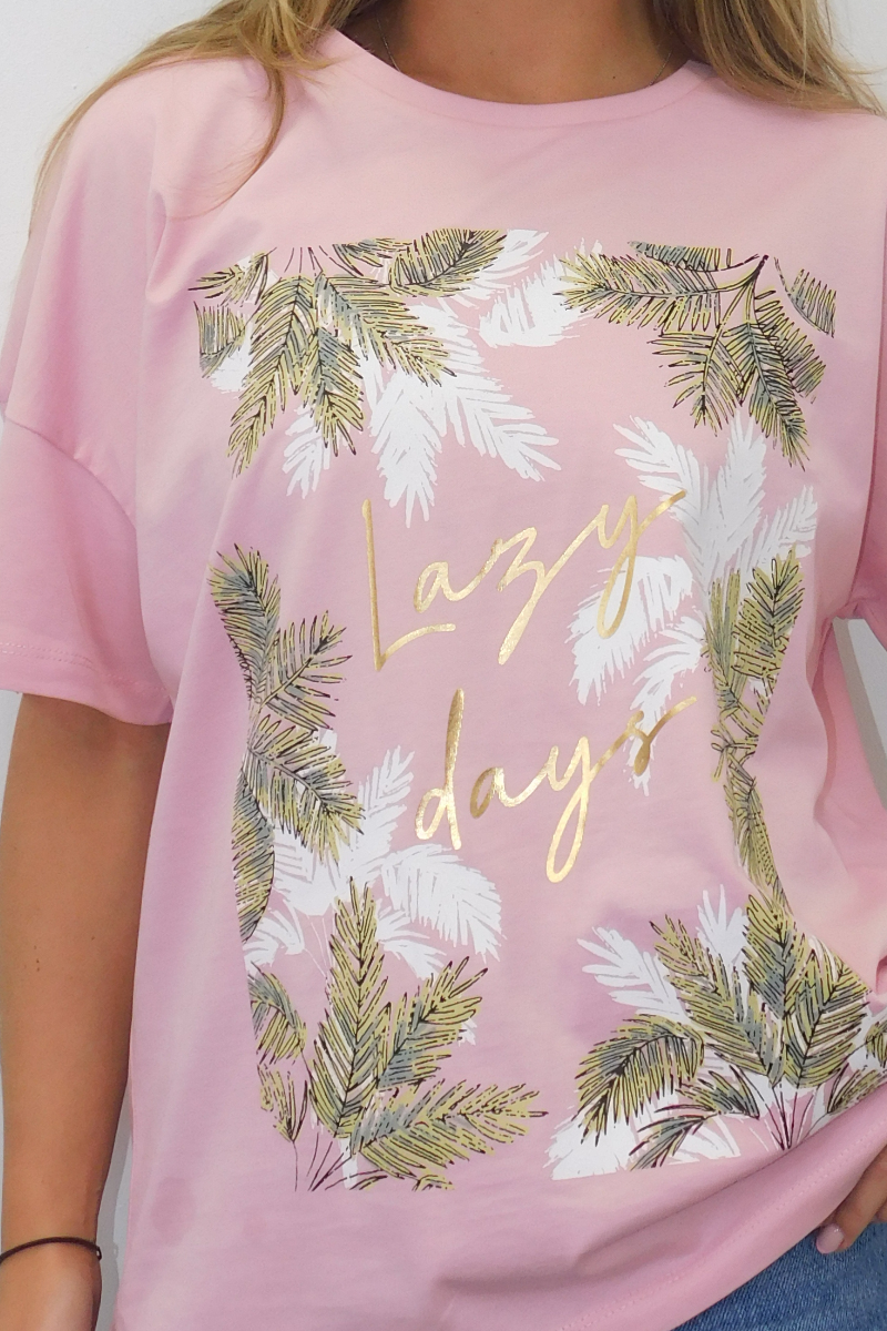 Supermarket Label Lazy Days Top